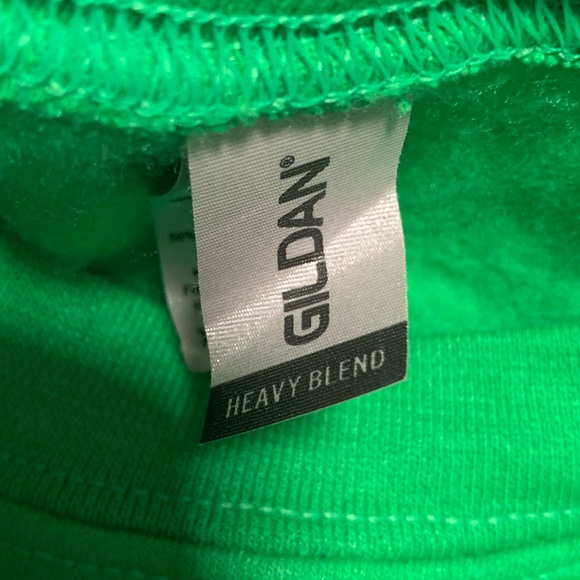 Green Unisex Irish Print Comfy Crew Neck Sweatshirt XL NWOT - Picture 8 of 11